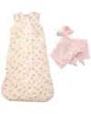 Shabby Chic 2pc Sleep Bag Set In Multi