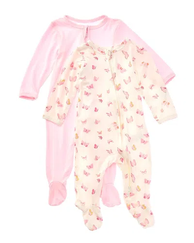 Shabby Chic Kids' 2pk Footie Set In Pink