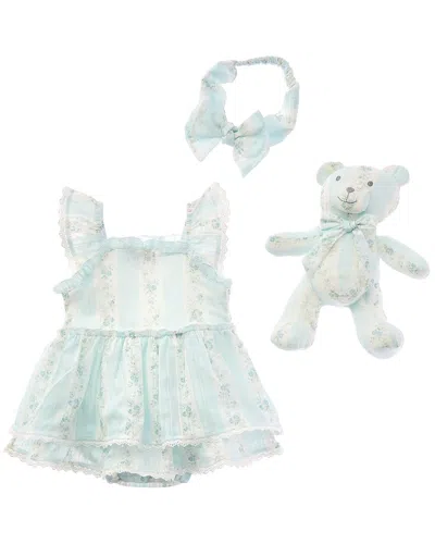 Shabby Chic Kids' 3pc Dress Set In Blue