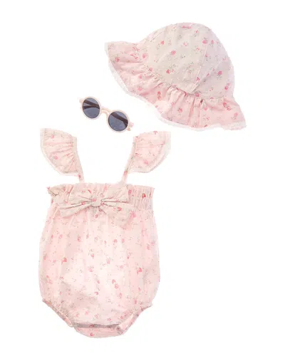 Shabby Chic 3pc Dress Set In Pink