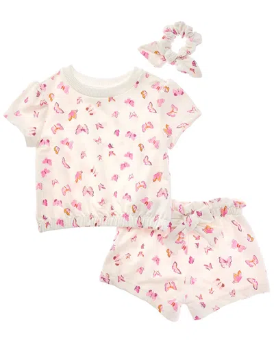 Shabby Chic Kids' 3pc Short Set In Neutral