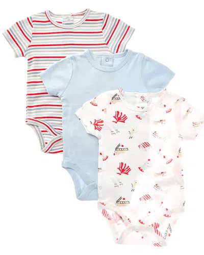 Shabby Chic Kids' 3pk Bodysuits In Multi