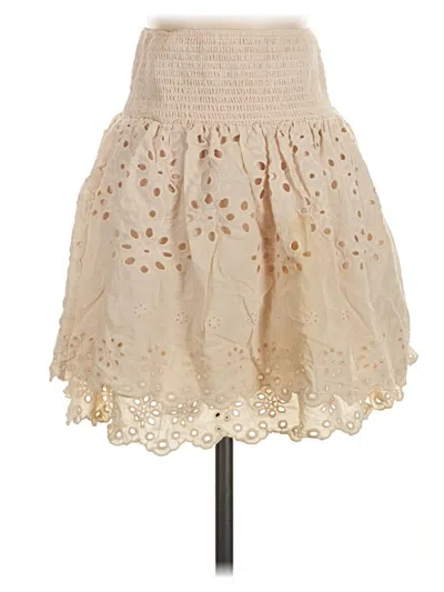 Pre-owned Shabby Chic Casual Skirt In Ivory