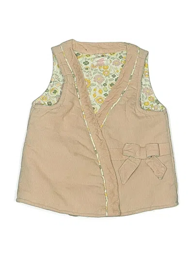 Pre-owned Shabby Chic Kids' Vest In Tan