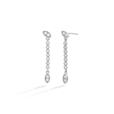 Shabella Nyc Women's Aphrodite Earrings Silver
