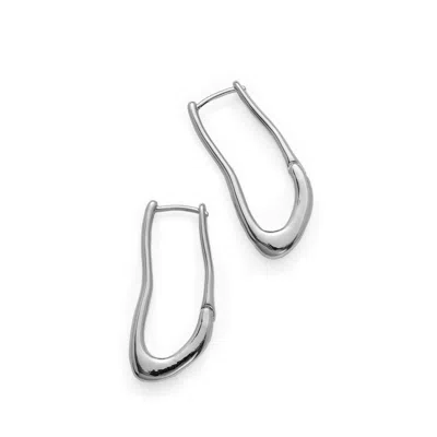 Shabella Nyc Women's Ballerina Earrings Silver