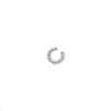 Shabella Nyc Women's Basic Braided Ear Cuff Silver In Silver