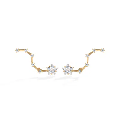 Shabella Nyc Women's Constellation Earrings Gold
