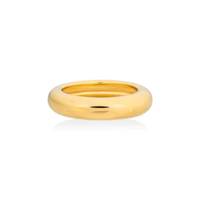 Shabella Nyc Women's Curve Band Gold