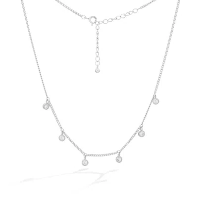 Shabella Nyc Women's Starry Night Necklace Silver