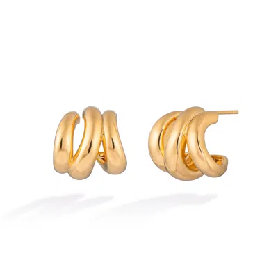 Shabella Nyc Women's Trezzi Earrings Gold