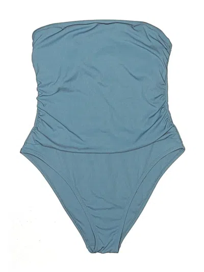 Pre-owned Shade & Shore Bodysuit In Blue