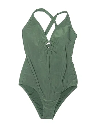 Pre-owned Shade & Shore Bodysuit In Green