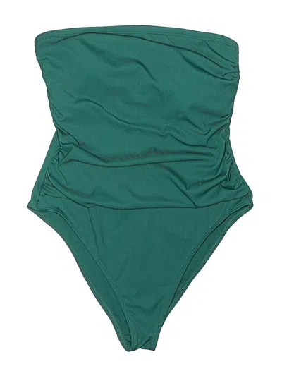 Pre-owned Shade & Shore Bodysuit In Green