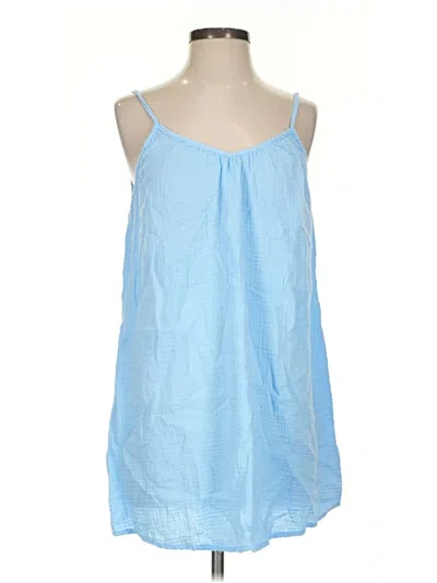 Pre-owned Shade & Shore Casual Dress In Blue