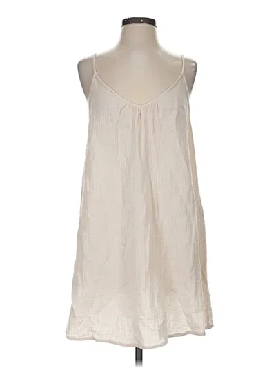 Pre-owned Shade & Shore Casual Dress In Ivory