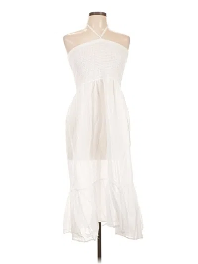 Pre-owned Shade & Shore Cocktail Dress In White