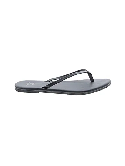 Pre-owned Shade & Shore Flip Flops In Black