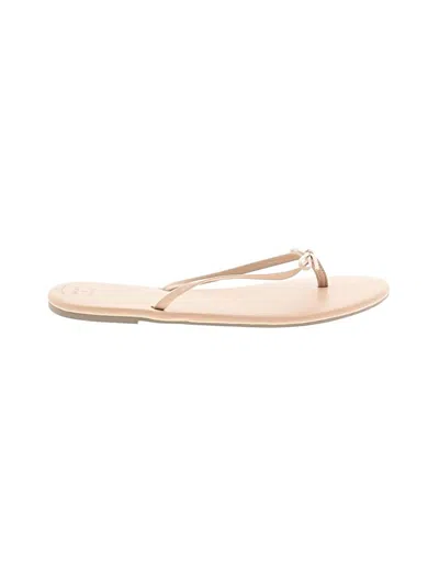 Pre-owned Shade & Shore Flip Flops In Ivory