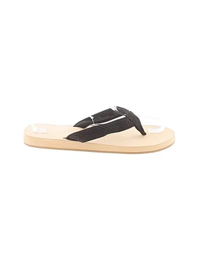 Pre-owned Shade & Shore Flip Flops In Tan
