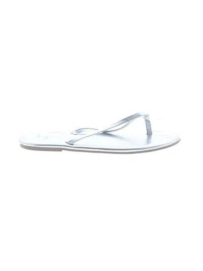 Pre-owned Shade & Shore Flip Flops In White