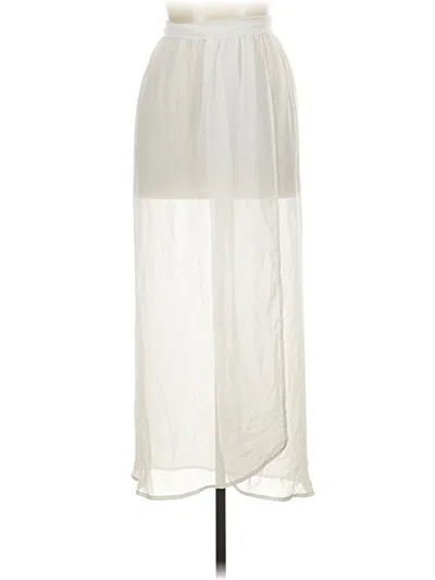 Pre-owned Shade & Shore Formal Skirt In Ivory