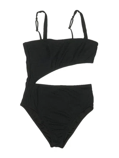 Pre-owned Shade & Shore One Piece Swimsuit In Black