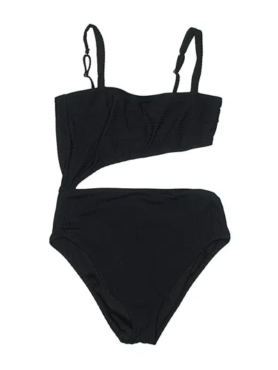 Pre-owned Shade & Shore One Piece Swimsuit In Black