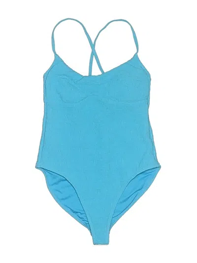Pre-owned Shade & Shore One Piece Swimsuit In Blue