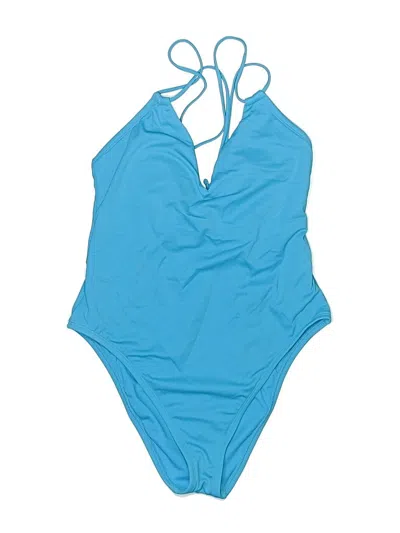 Pre-owned Shade & Shore One Piece Swimsuit In Blue
