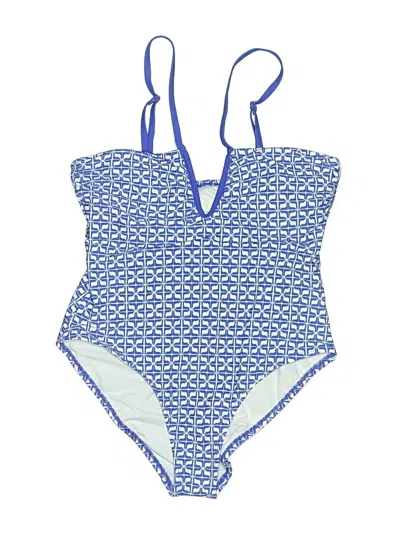 Pre-owned Shade & Shore One Piece Swimsuit In Blue