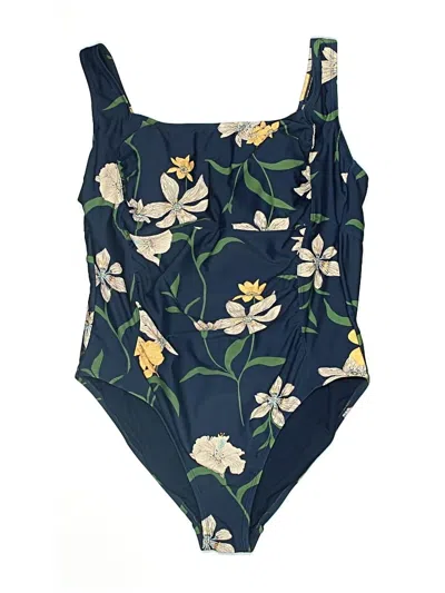 Pre-owned Shade & Shore One Piece Swimsuit In Blue