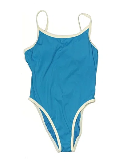 Pre-owned Shade & Shore One Piece Swimsuit In Blue