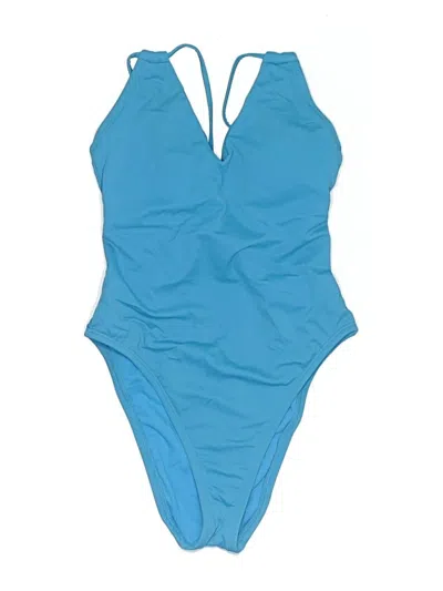 Pre-owned Shade & Shore One Piece Swimsuit In Blue