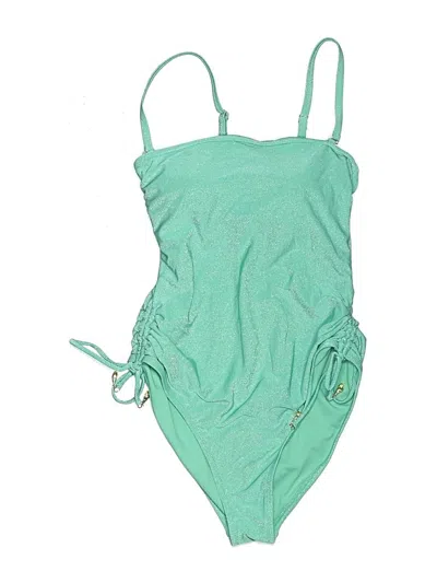 Pre-owned Shade & Shore One Piece Swimsuit In Green