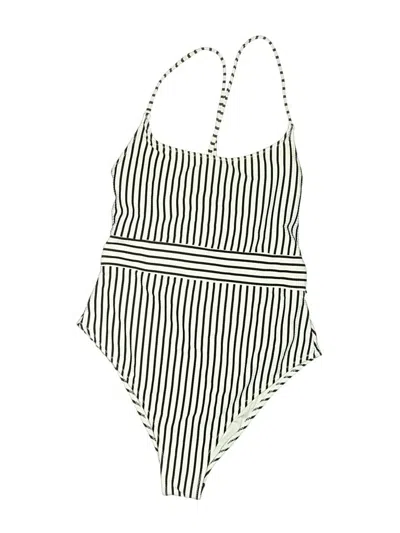 Pre-owned Shade & Shore One Piece Swimsuit In Green