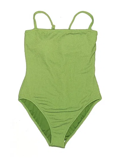 Shade & Shore One Piece Swimsuit In Green