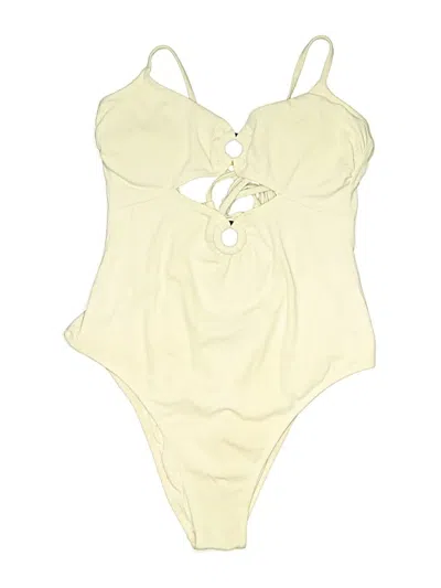 Pre-owned Shade & Shore One Piece Swimsuit In Ivory