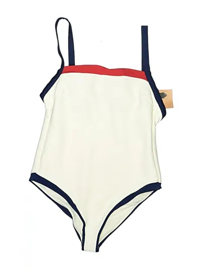 Pre-owned Shade & Shore One Piece Swimsuit In Ivory
