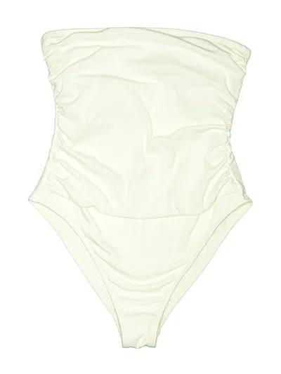 Pre-owned Shade & Shore One Piece Swimsuit In Ivory