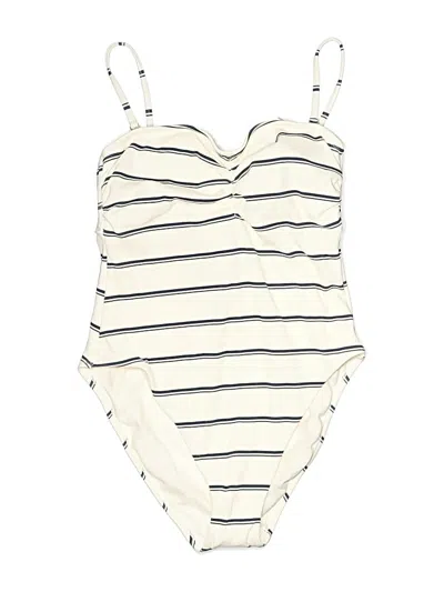 Pre-owned Shade & Shore One Piece Swimsuit In Ivory