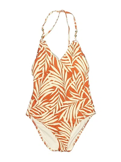 Pre-owned Shade & Shore One Piece Swimsuit In Orange