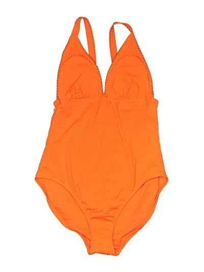 Pre-owned Shade & Shore One Piece Swimsuit In Orange