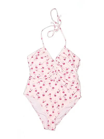 Pre-owned Shade & Shore One Piece Swimsuit In Pink
