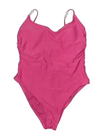 Pre-owned Shade & Shore One Piece Swimsuit In Pink