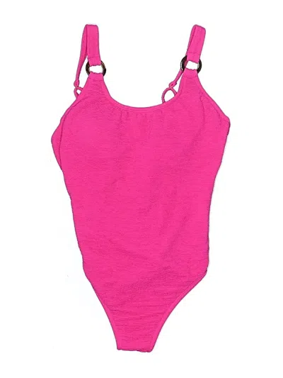 Pre-owned Shade & Shore One Piece Swimsuit In Pink