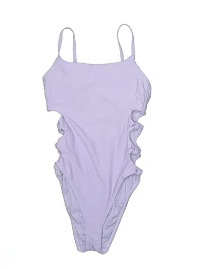 Pre-owned Shade & Shore One Piece Swimsuit In Purple