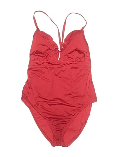 Pre-owned Shade & Shore One Piece Swimsuit In Red