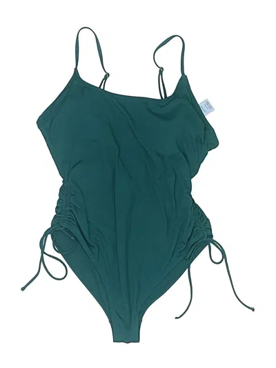 Pre-owned Shade & Shore One Piece Swimsuit In Teal