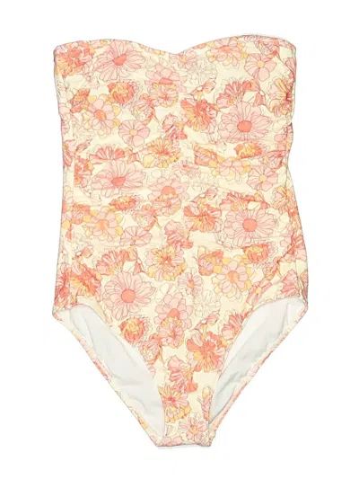 Pre-owned Shade & Shore One Piece Swimsuit In White